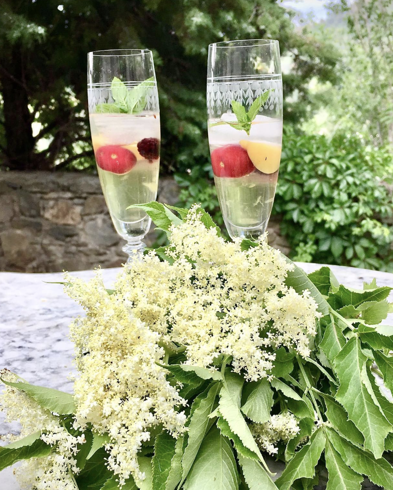 Mürver elderflower sherbet